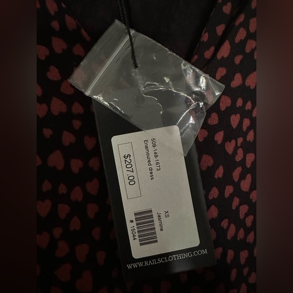 rails jasmine enamored print dress hearts - Picture 5 of 5